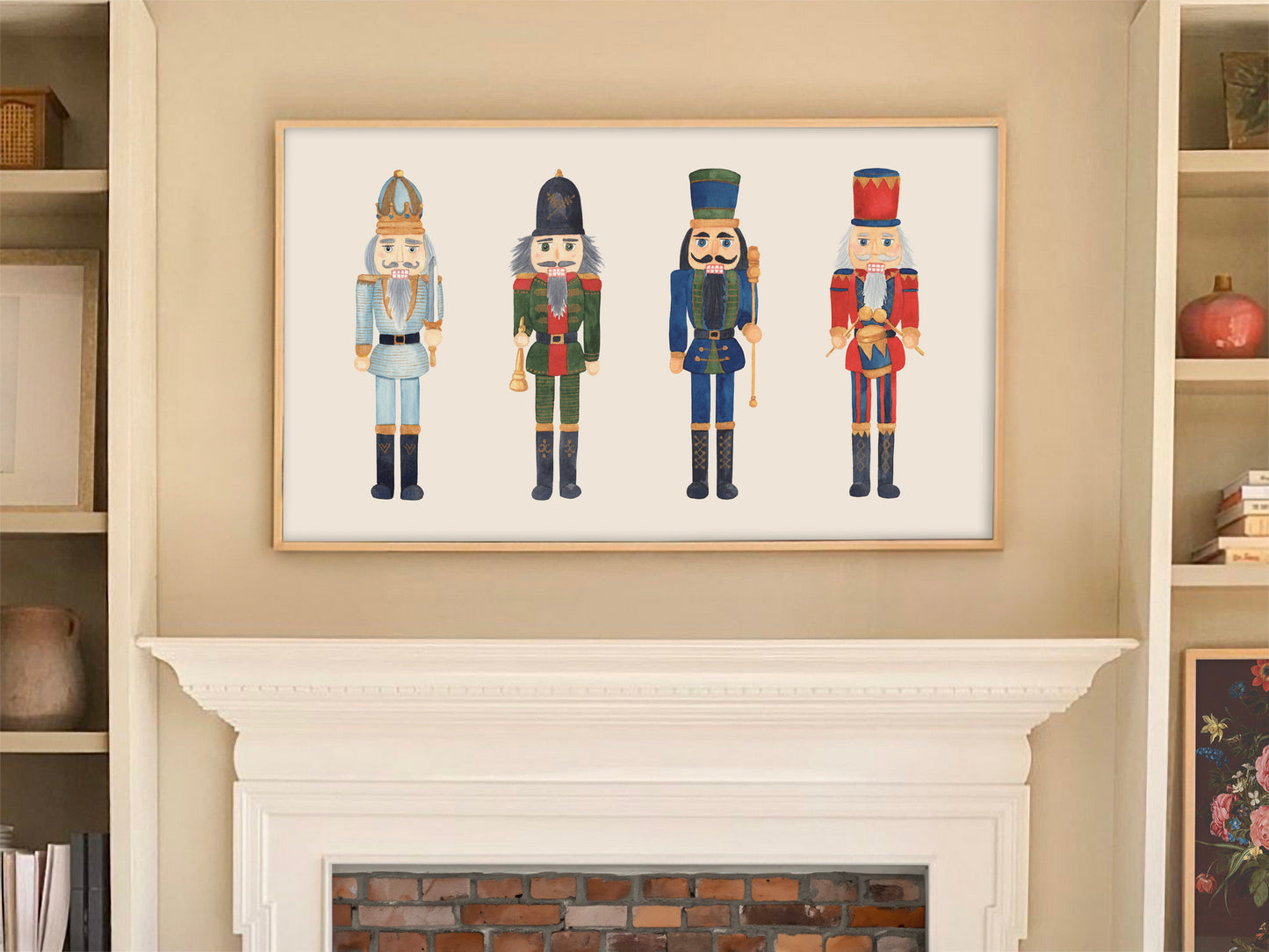 Watercolor Nutcrackers
