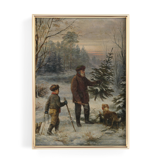 Snowy Country Winter