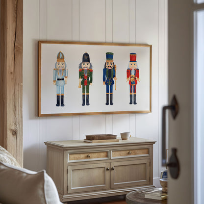 Watercolor Nutcrackers