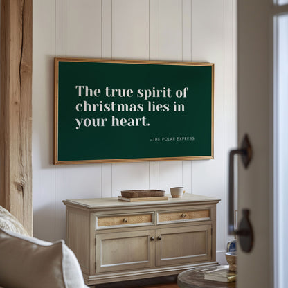 True Spirit of Christmas Quote
