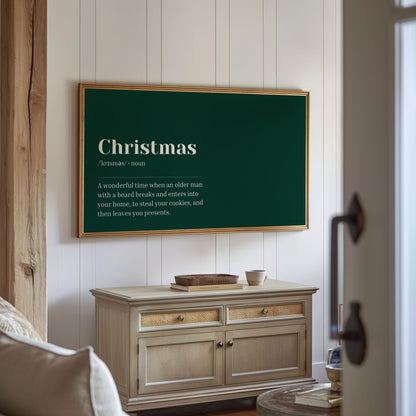 Green Christmas Definition