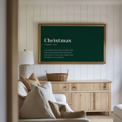 Green Christmas Definition