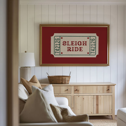 Sleigh Ride Ticket