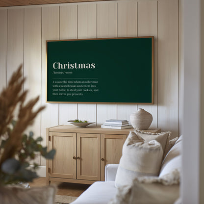 Green Christmas Definition