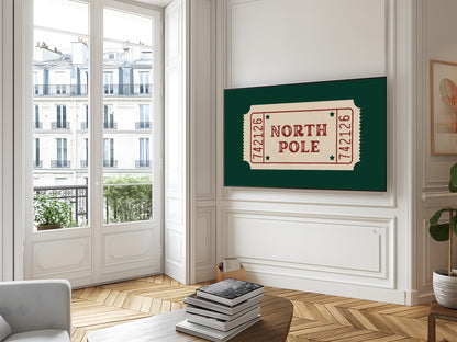 North Pole Ticket