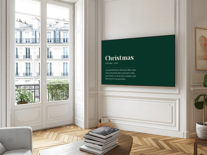Green Christmas Definition