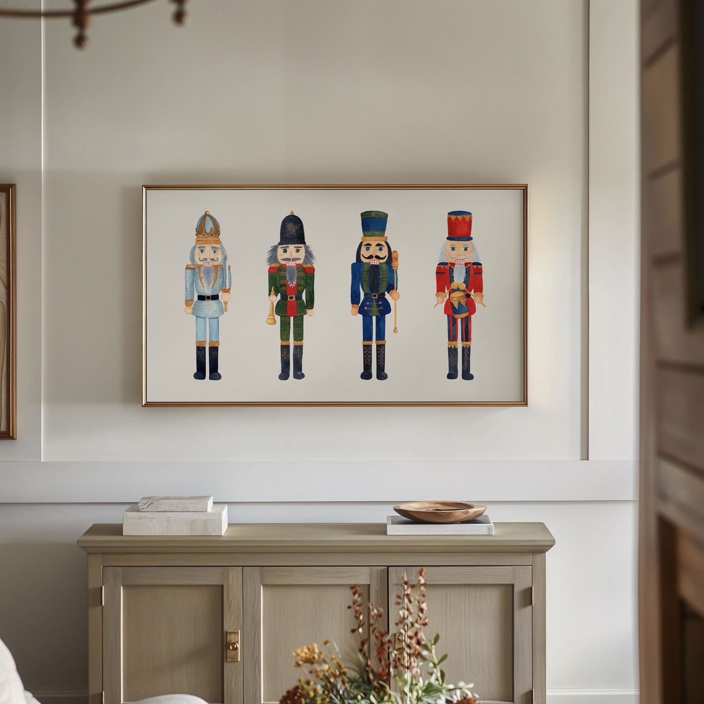 Watercolor Nutcrackers