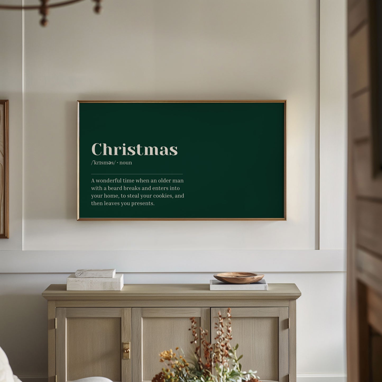 Green Christmas Definition
