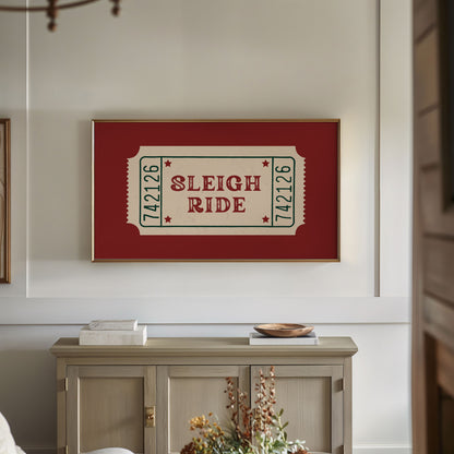 Sleigh Ride Ticket