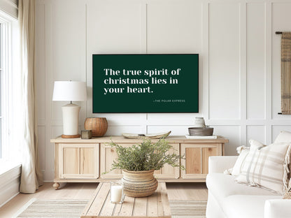 True Spirit of Christmas Quote