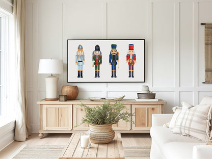 Watercolor Nutcrackers
