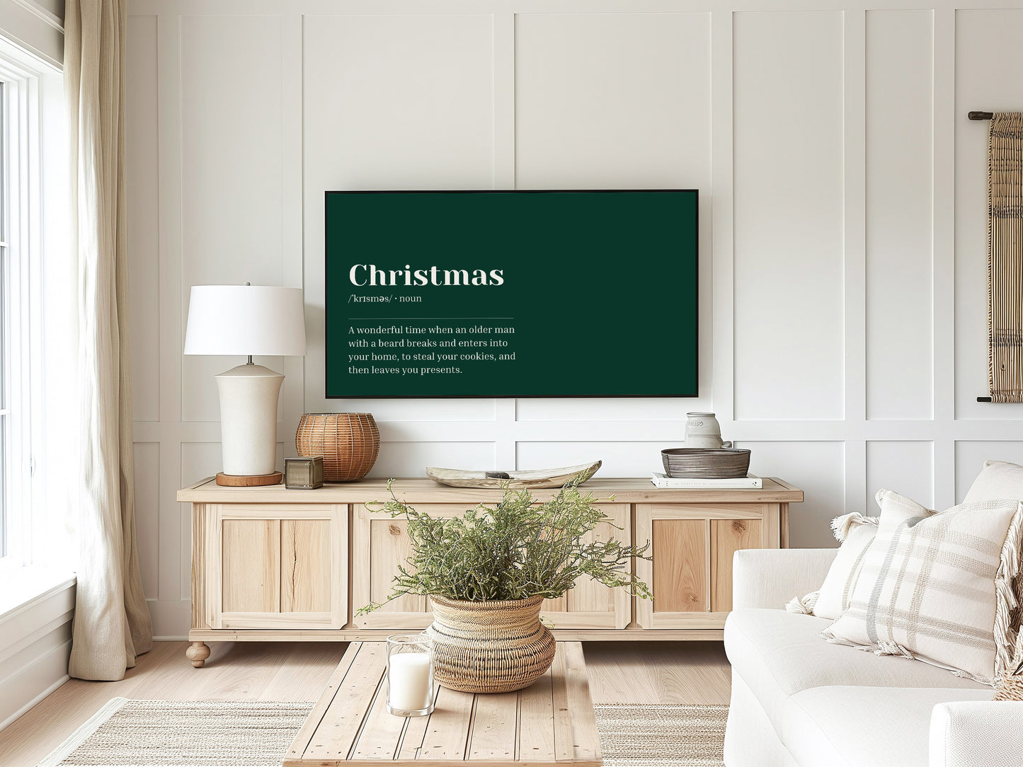 Green Christmas Definition