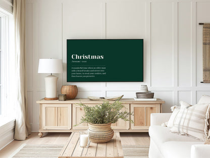 Green Christmas Definition