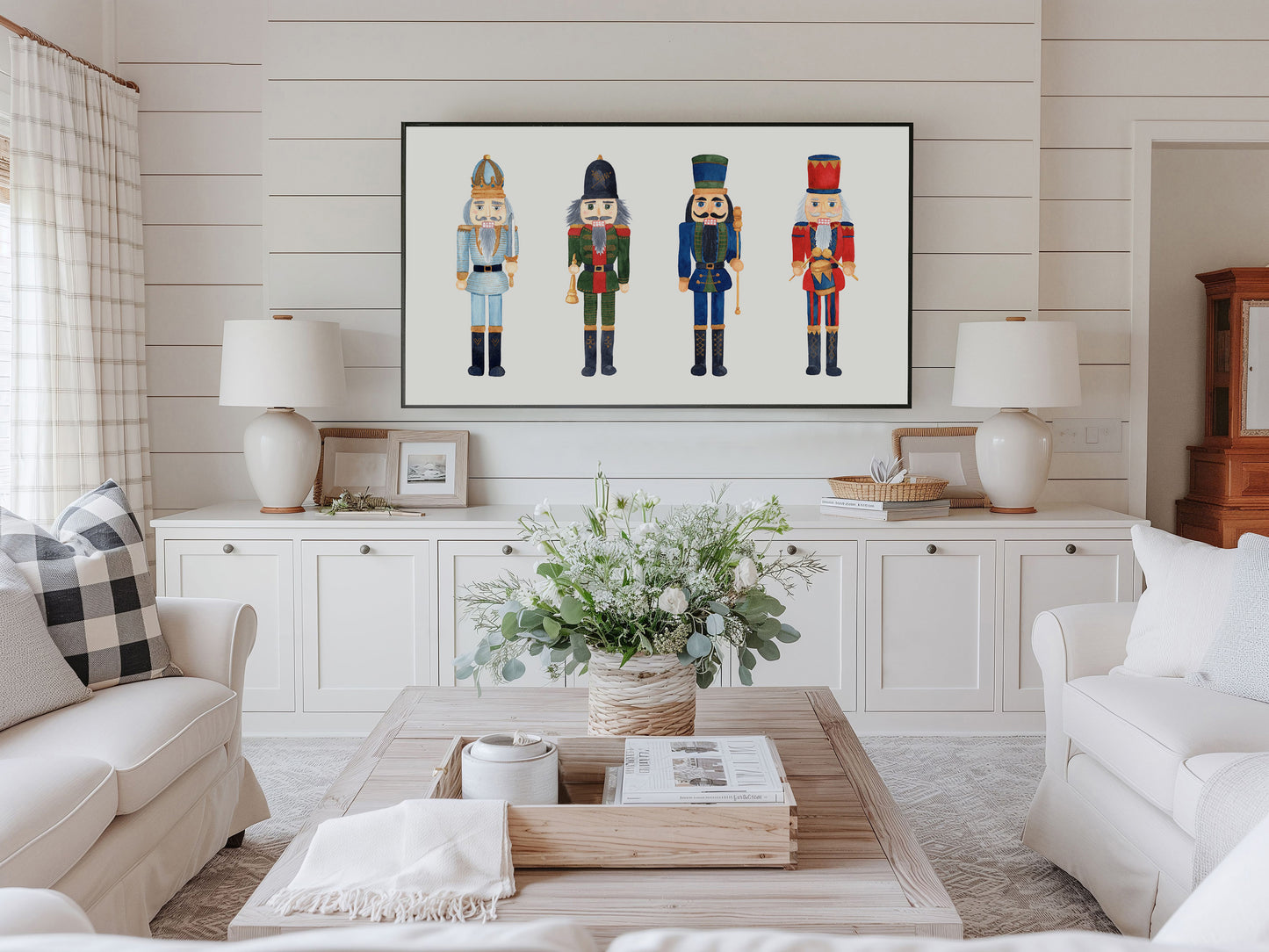 Watercolor Nutcrackers