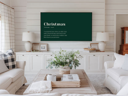 Green Christmas Definition