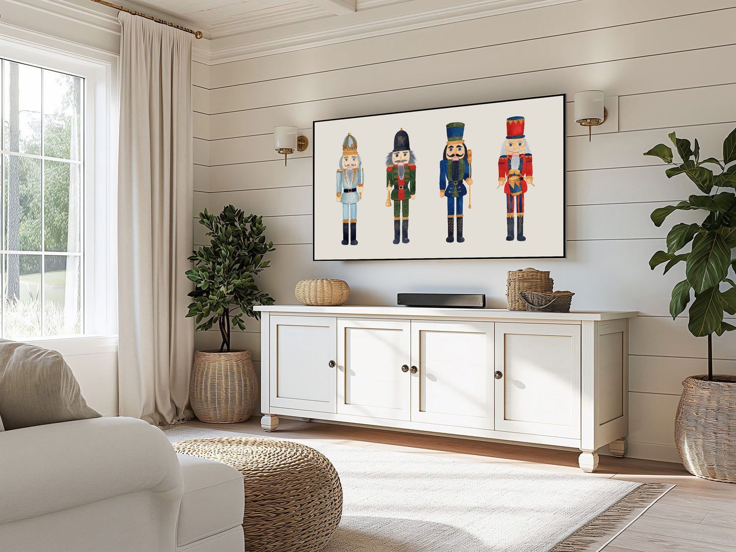 Watercolor Nutcrackers