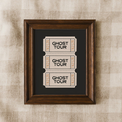 Ghost Tour Ticket Stub