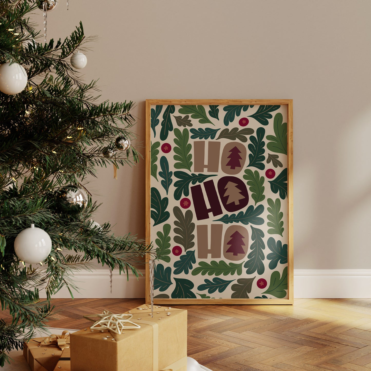 Ho Ho Ho Christmas Print