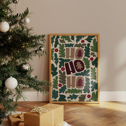 Ho Ho Ho Christmas Print