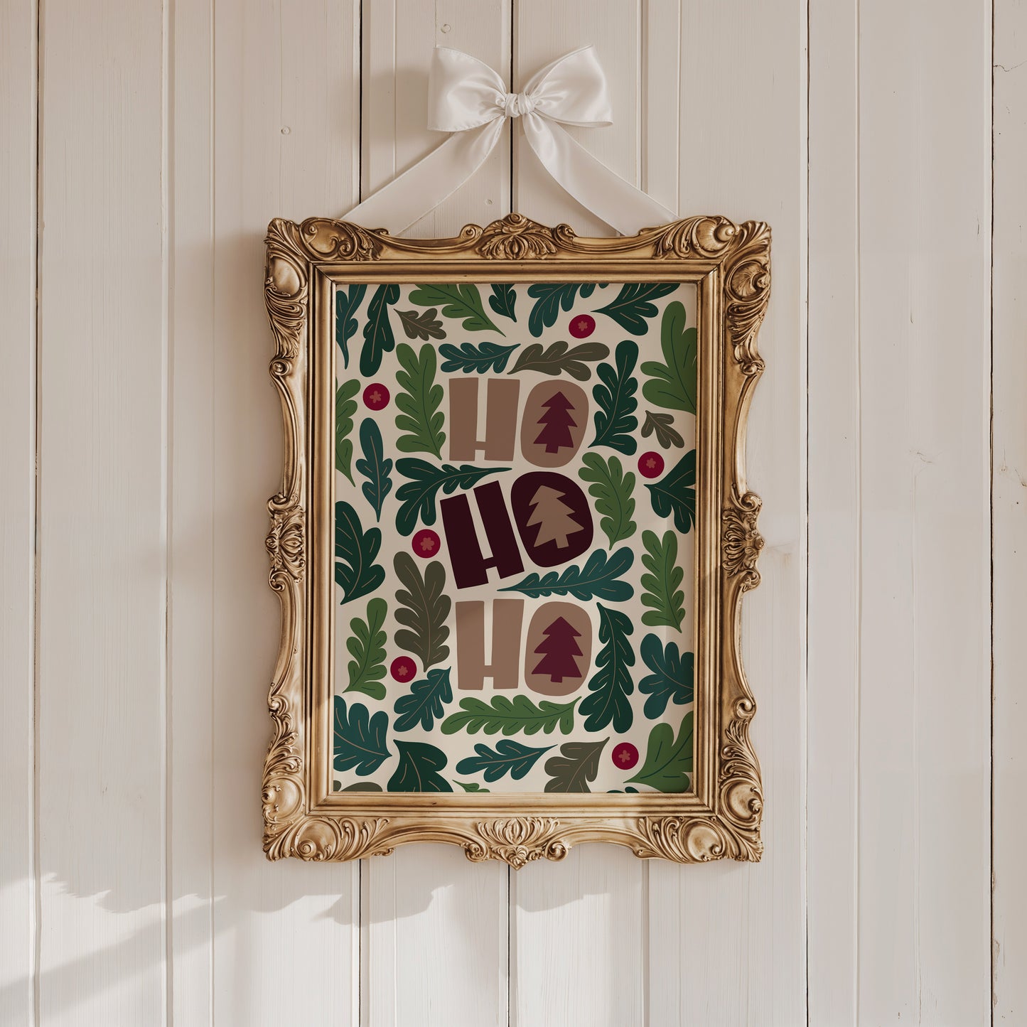 Ho Ho Ho Christmas Print