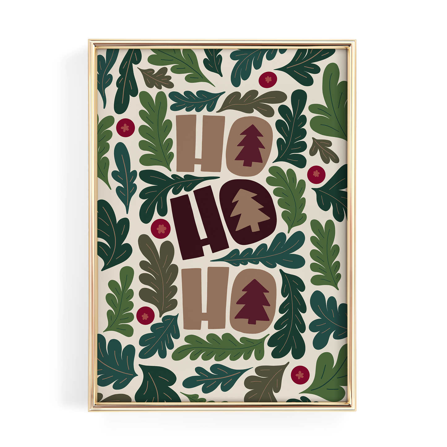Ho Ho Ho Christmas Print