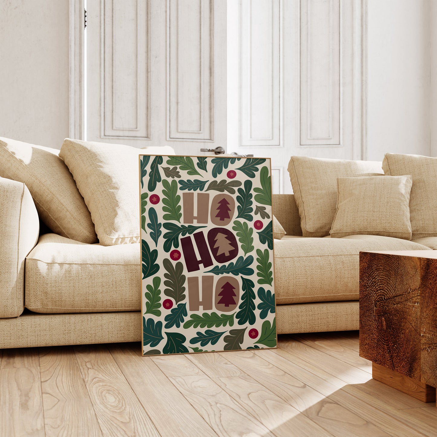 Ho Ho Ho Christmas Print