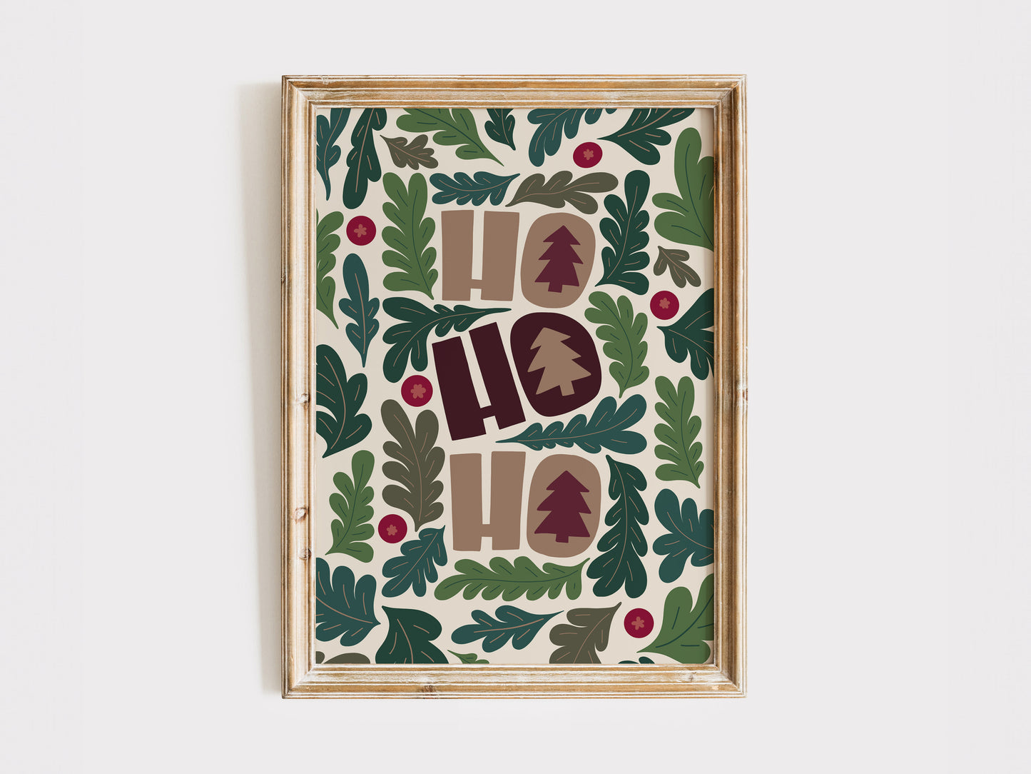 Ho Ho Ho Christmas Print