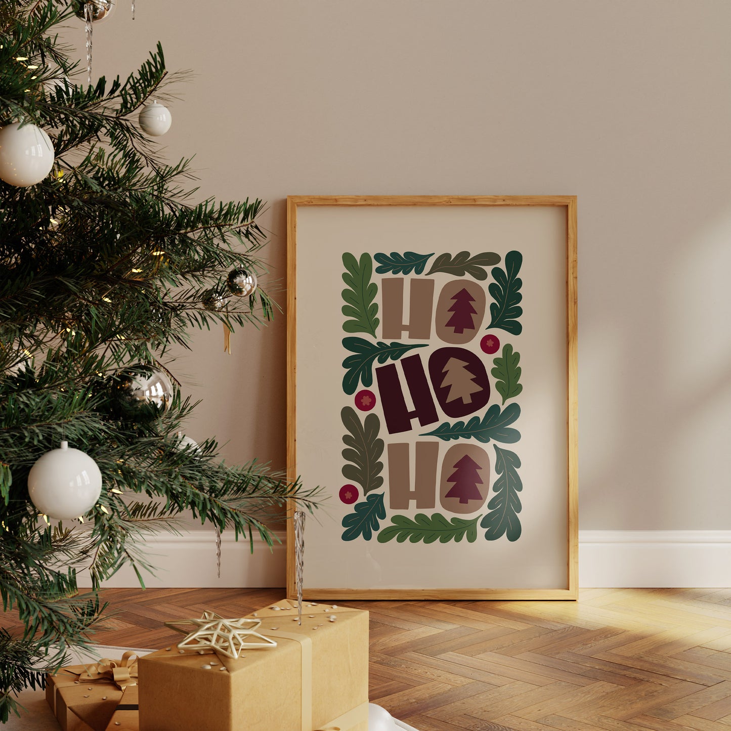 Ho Ho Ho Winter Print