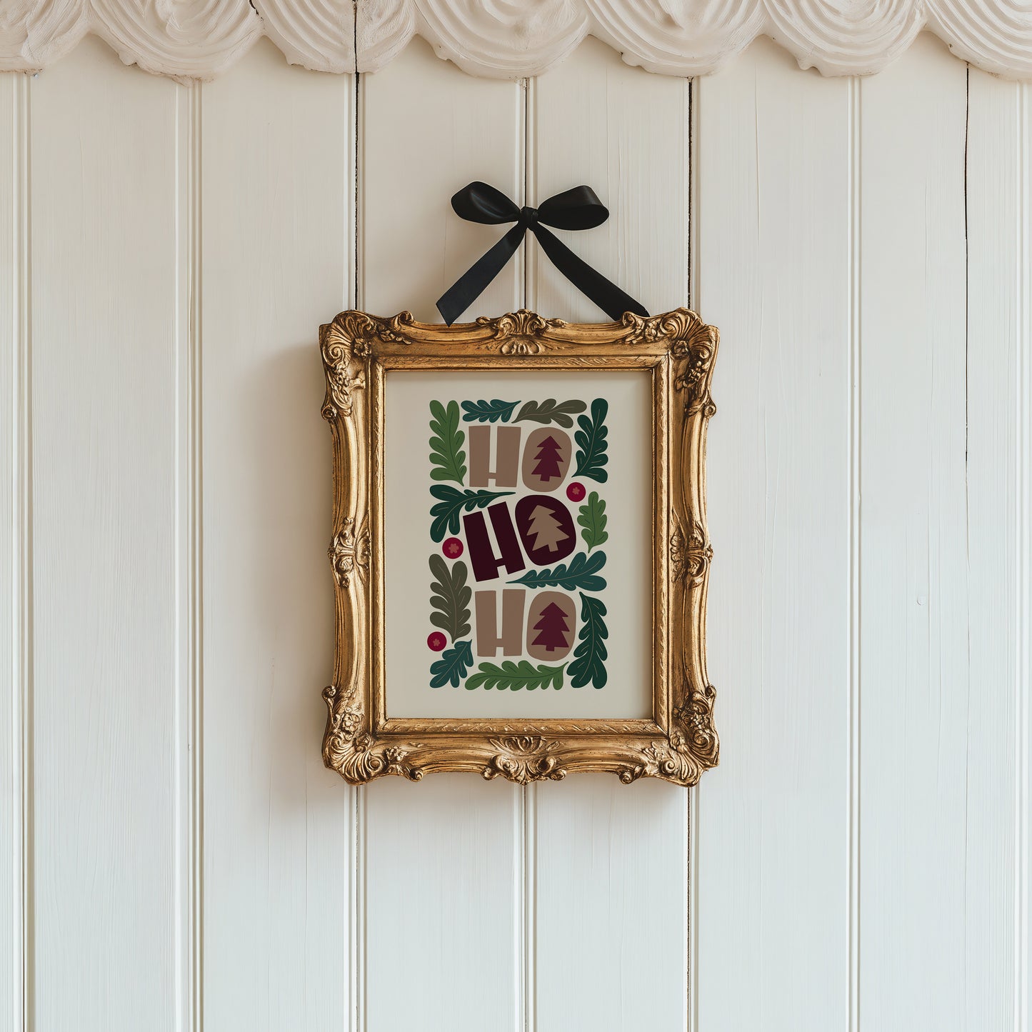 Ho Ho Ho Winter Print