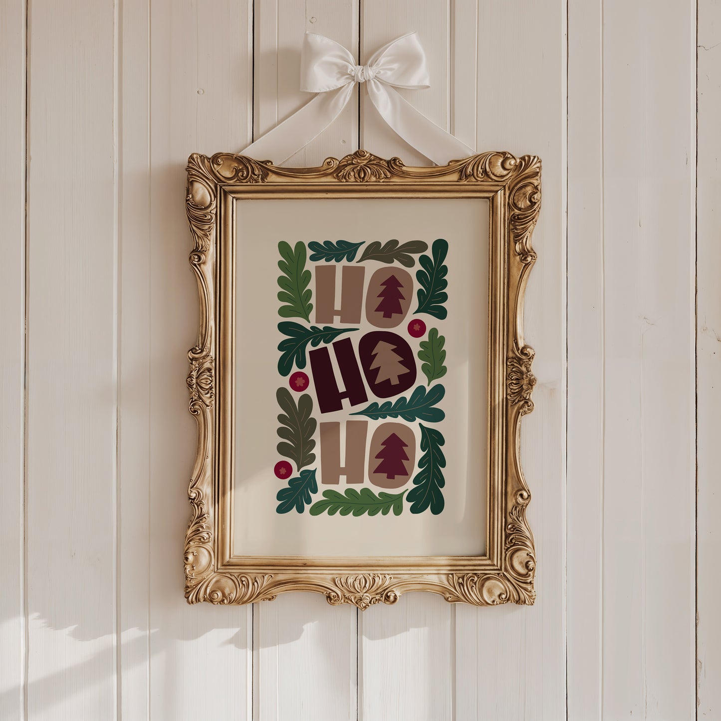 Ho Ho Ho Winter Print