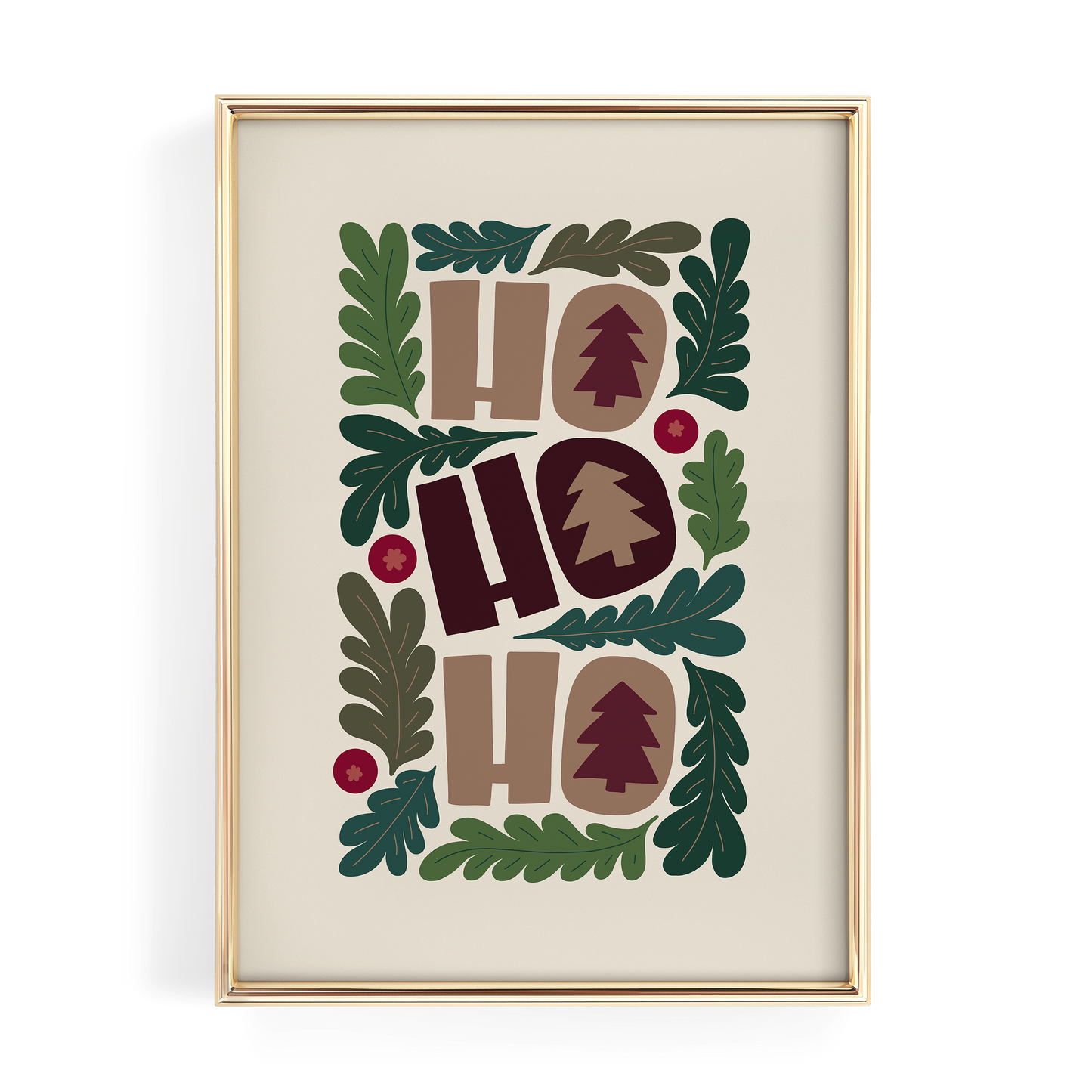 Ho Ho Ho Winter Print