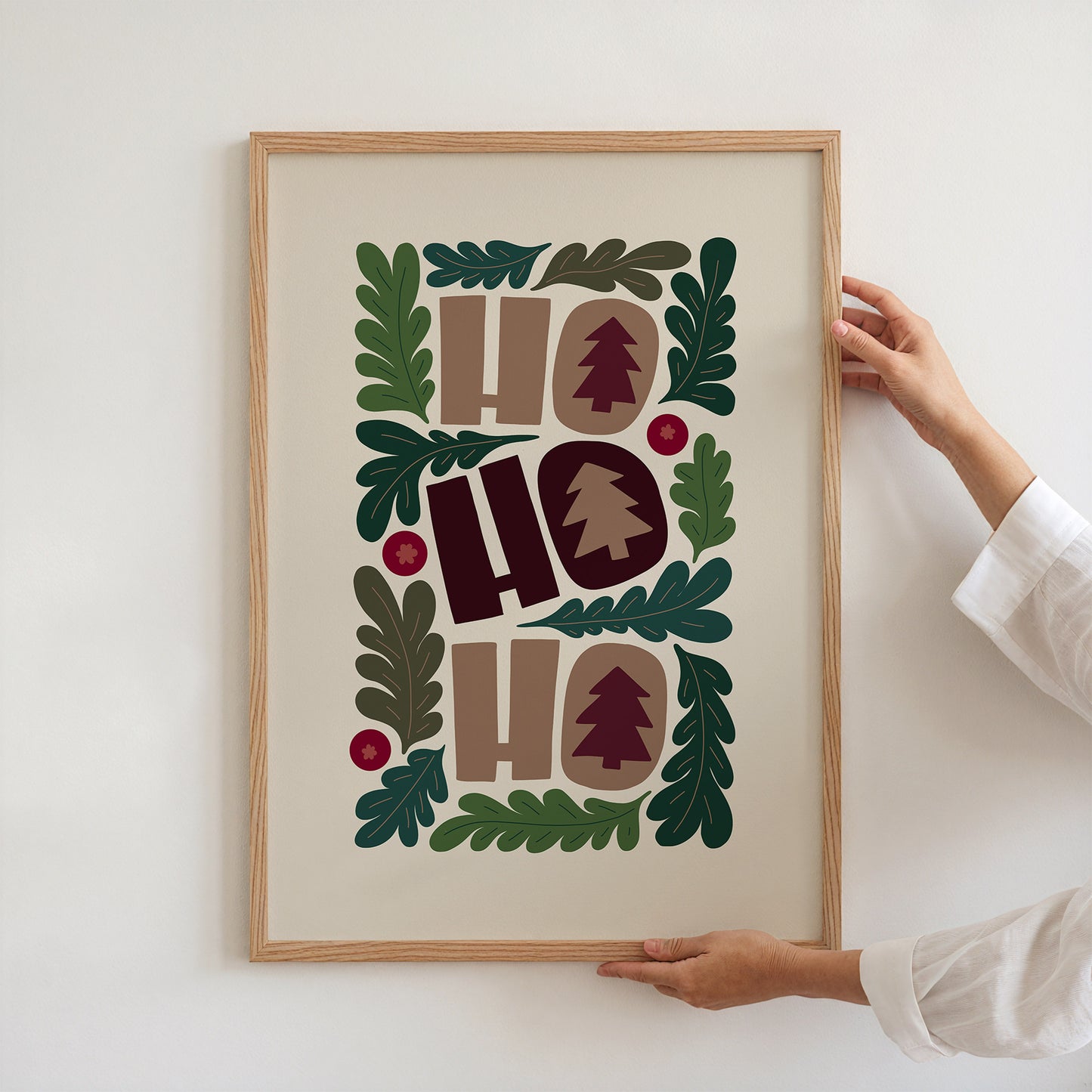 Ho Ho Ho Winter Print