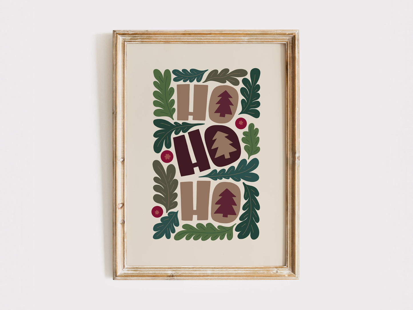 Ho Ho Ho Winter Print