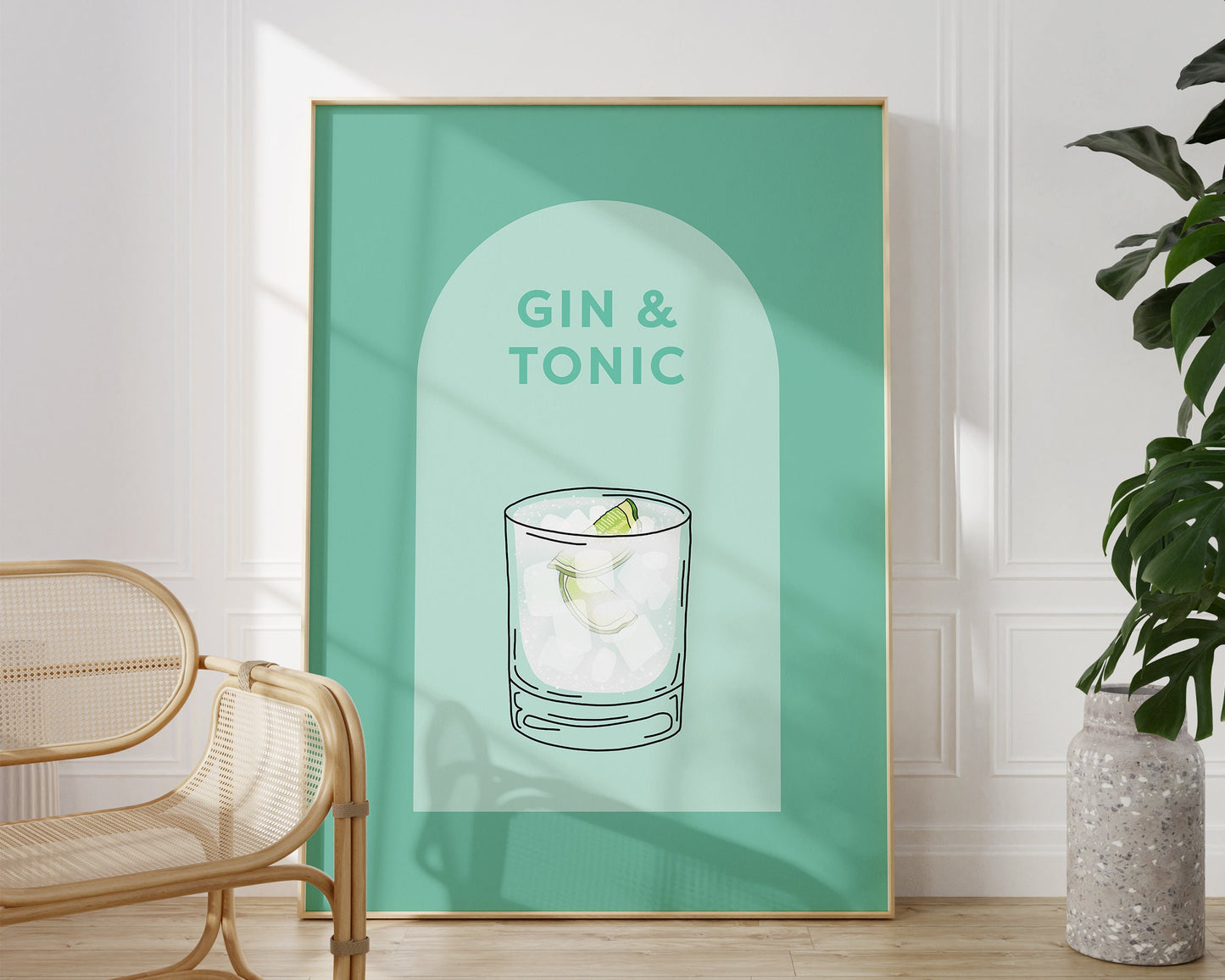 Gin and Tonic Cocktail