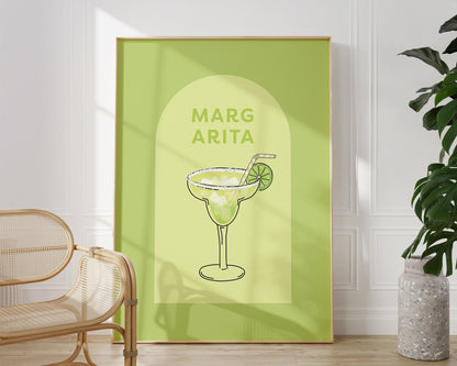 Retro Margarita Cocktail