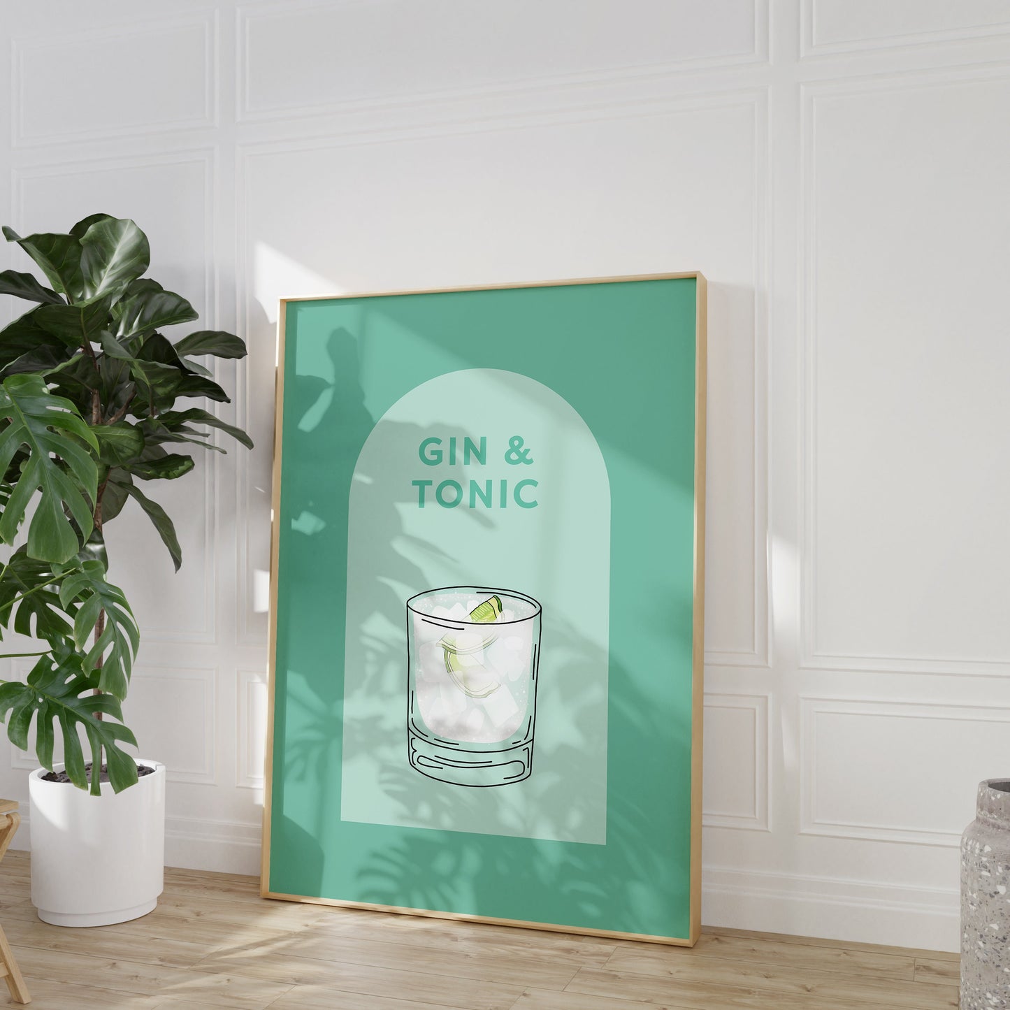 Gin and Tonic Cocktail