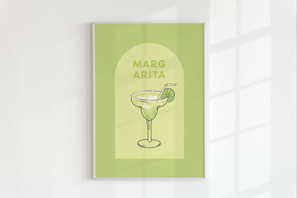 Retro Margarita Cocktail