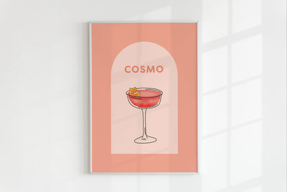 Pink Cosmopolitan Cocktail