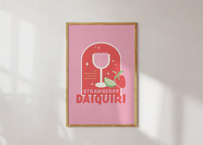Strawberry Daiquiri Cocktail