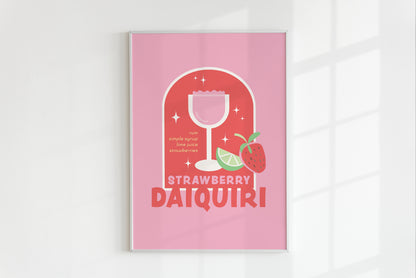 Strawberry Daiquiri Cocktail
