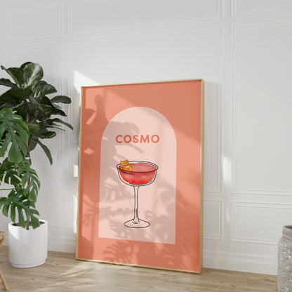 Pink Cosmopolitan Cocktail