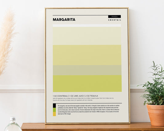 Minimalist Margarita Cocktail