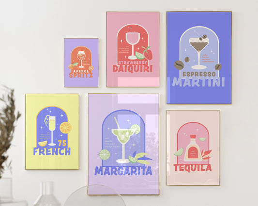 Colorful Cocktail Set