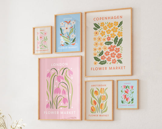 Colorful Flower Market Set
