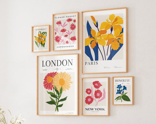 Bright Flower Market Set