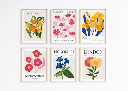 Bright Flower Market Set