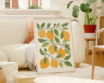 Floral Lemon Botanical Set