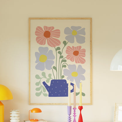 Potted Plants in Vase Print Set