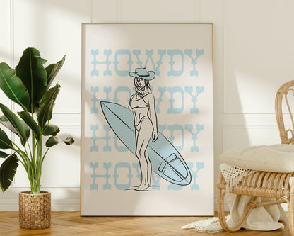 Blue Howdy Surf