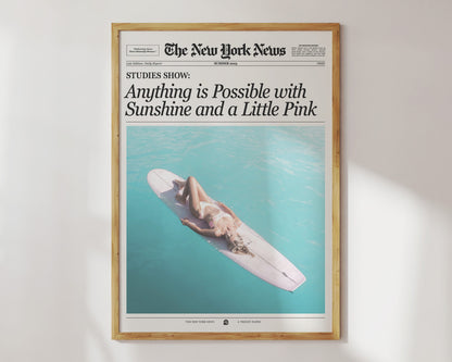 Coastal Beachy Newspaper